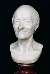 Byste av Voltaire (1694-1778) uten parykk, 1778