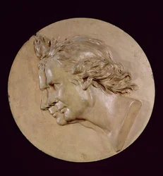 Medaljong som viser Joseph (1740-1810) og Etienne Montgolfier (1745-99)
