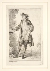 Tallerken fra serien Figures de mode (Figures of Fashion)