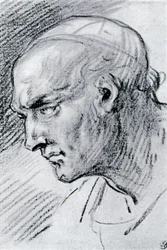 Studie av et hode, 1913.