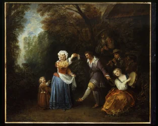 The Country Dance (olje på lerret)