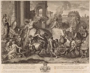 Alexander på vei inn i Babylon