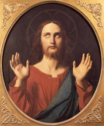 Kristus, av Jean Auguste Dominique Ingres (1780-1867), olje på lerret, 80x66 cm.