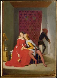 Paolo og Francesca (olje på lerret)