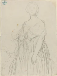 Skisse for Madame Moitessier
