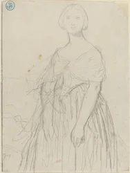 Skisse for Madame Moitessier
