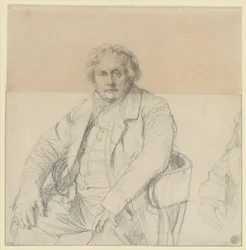 Studie til portrettet av Louis-François Bertin (1766-1841)