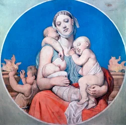 Studie for farget glass i Chapelle Saint Ferdinand, 1833