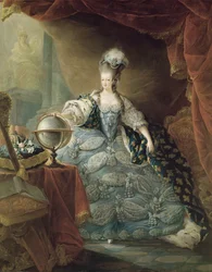 Portrett av Marie Antoinette (1755-93) Dronning av Frankrike, 1775