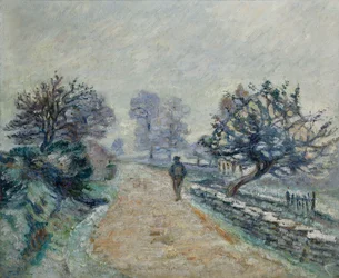 Crozard Road, Little Fog and Frost; Route de Crozard, Little Fog and White Jelly, 1910