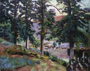 La Creuse, Limousin, ca. 1910 (olje på lerret)
