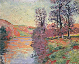 Landskap fra elven Creuse, ca. 1912