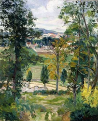 Landskapet til Ile de France, ca. 1879