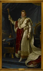 Napoleon Bonaparte i sin kroningsdrakt