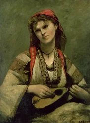 Christine Nilson (1843-1921) or The Bohemian with a Mandolin