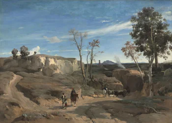La Cervara, den romerske Campagna, ca. 1830-1831