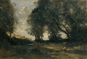 Landskap, ca. 1860 (olje på lerret)