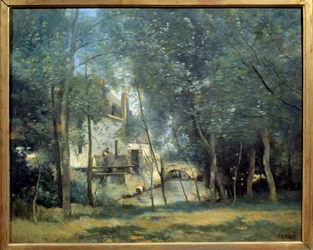Møllen i Saint-Nicolas-lez-Arras, 1874. Olje. 0,65 x 0,81 m. Paris, Musée d