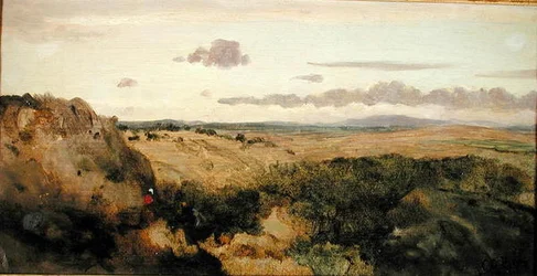 Mountain Landscape, ca. 1855-60 (olje på lerret)