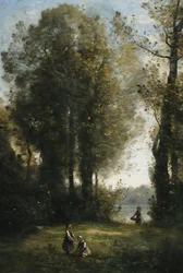 plukke tusenfryd; Plukkende tusenfryd, ca. 1865-1870