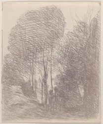 Suvenir fra Villa Pamphili, 1871.