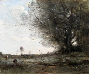 Bøketreet, ca. 1865 (olje på lerret)