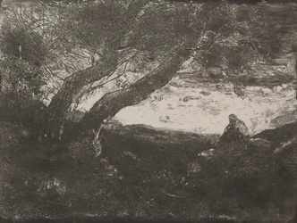 The Dreamer, originalt inntrykk 1854, trykt i 1921.