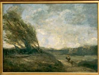 Vindblåst landskap (maleri)