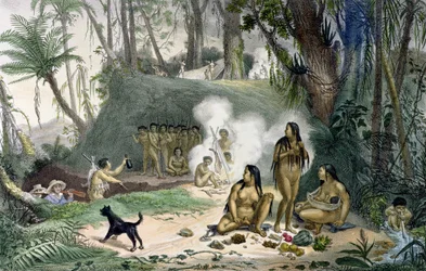 Village of Cabocles i Cantagalo, fra 