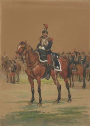 Fransk Cuirassier, 1872.