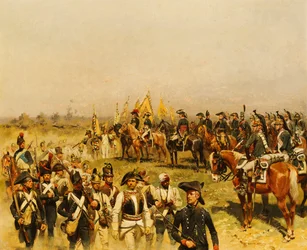 Napoleon kommanderte en utsikt over fangene, 1883