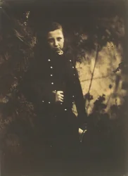 [Boy in Uniform], ca. 1855.    1147796   no       norwegian Successfully Translated  Original: Twixt Heaven & Earth II-A (acrylic on circular board) Translat: Twixt Heaven & Earth II-A (acrylic on circular board) 1415391 no norwegian Successfully Translate
