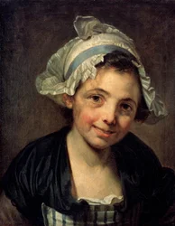 Girl in a Bonnet, 1760-tallet
