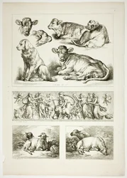Plate 20 av 38 fra Oeuvres de J. B. Huet