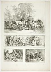 Plate 27 av 38 fra Oeuvres de J. B. Huet