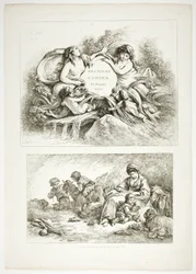 Plate syv av 38, fra Oeuvres de J. B. Huet