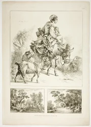Plate to av 38 fra Oeuvres de J. B. Huet