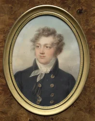 Portrett av en mann, muligens Alexander I, keiser av Russland, 1814.