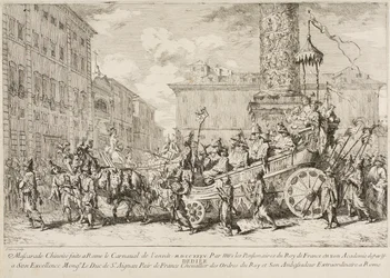 Den kinesiske mascarade, 1735