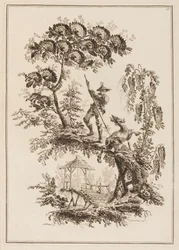 Plate 10, fra "Suite of Twelve Fishermen and Hunters"