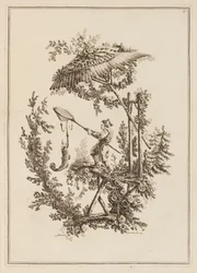 Plate 11, fra "Suite of Twelve Fishermen and Hunters"