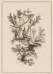 Plate 2, "Suite av tolv fiskere og jegere"