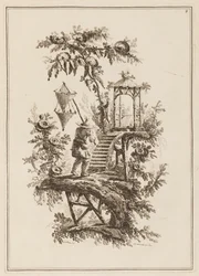 Plate 4, "Suite de douze Pêcheurs et Chasseurs"   1290050   no       norwegian Successfully Translated  Original: Cadenabbia, Lake Como, 1837 Translat: Cadenabbia, Lake Como, 1837 1195828 no norwegian Successfully Translated Original: View of the Old Churc