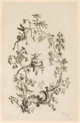 Plate 5, fra "A New Book of Chinese Ornaments"