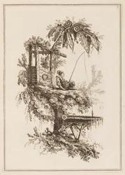 Plate 7, "Suite av tolv fiskere og jegere"