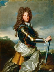 Philippe d#39;Orleans, Frankrikes regent … (maleri på lerret)