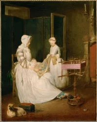 Chardin, den hardtarbeidende moren / rundt 1739–40