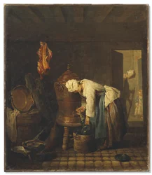 Fransk: La fontaine Tysk: Fontenen