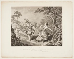 Scene fra operaen "Sylvie"