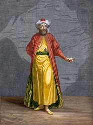 En inder, plansje 93 fra «Samling av hundre trykk som forestiller de forskjellige nasjonene i Levanten» av Charles de Ferriol, gravert av Gérard Scotin (1671-1716), 1707-08